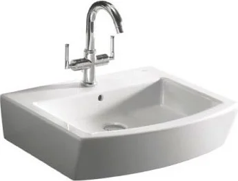 Раковина Roca Hall 327881000 55 см керамическая (детальная фотография), современные, hi-tech index_1
