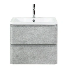 Тумба под раковину подвесная BelBagno Albano 70 см серый структурированный