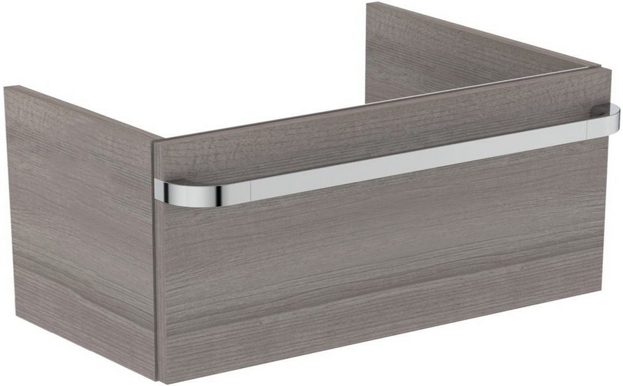 Тумба под раковину подвесная Ideal Standard Tonic II 80 см светло-серое дерево R4303FE (детальная фотография)