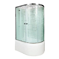 Душевая кабина Deto EM 110x80 см левая