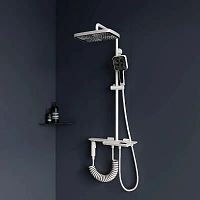 Душевая стойка RGW Shower Panels белая