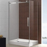 Душевой уголок Cezares Stylus M 120х80 см профиль хром