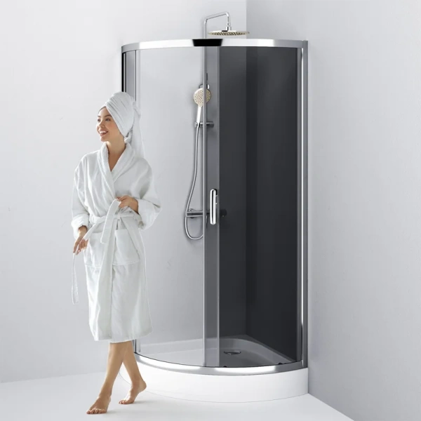 Душевой уголок Am.Pm Like 90x90 см стекло тонированное W83G-315-090CG (детальная фотография), 90х90