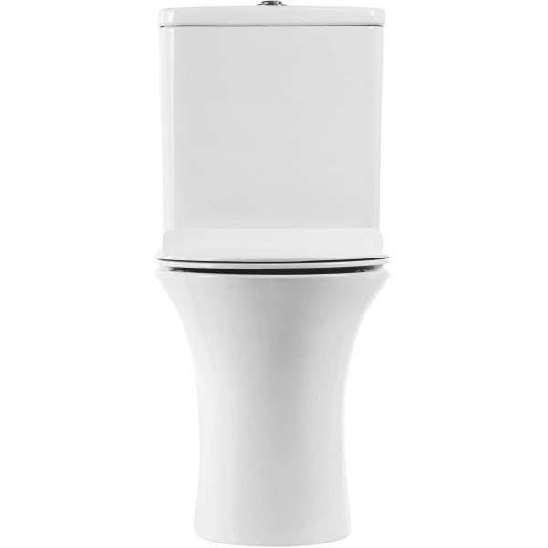 Унитаз компакт Belbagno Ancona BB1224CPR-P безободковый (детальная фотография), современные, hi-tech, круглые