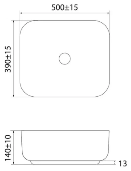 Раковина IDDIS Bridge 50 см черная матовая BRIBM05i27 (детальная фотография), современные, hi-tech