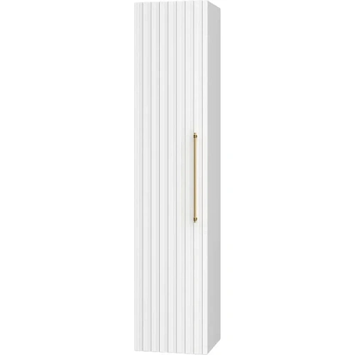 Шкаф-пенал подвесной Brevita Alicante 35 см белый - фото 2