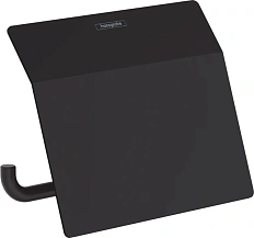 Бумагодержатель Hansgrohe AddStoris черный матовый