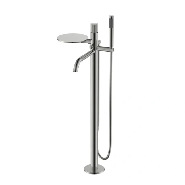 Смеситель для ванны Boheme Stick никель брашированный 129-NB.3 (детальная фотография)