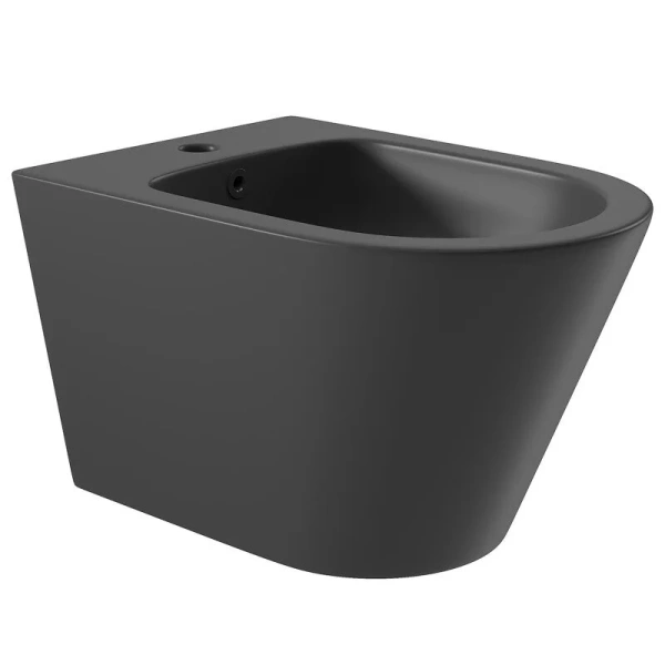 Биде подвесное Aqueduto CONE черное матовое CON0340 (детальная фотография)