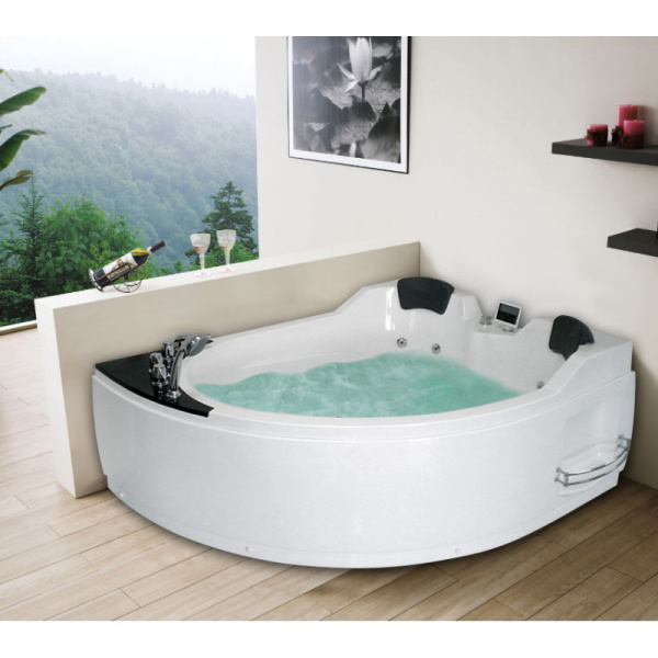 Ванна акриловая Gemy G9086 170х133 см (детальная фотография), асимметричные