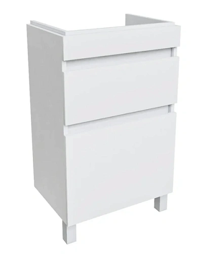 Тумба под раковину напольная IDDIS Zodiac 50 см белая - фото 1