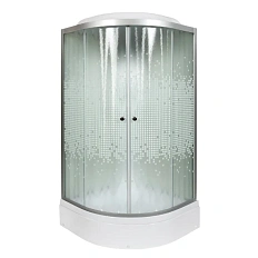 Душевая кабина Deto L 100x100 см с электрикой