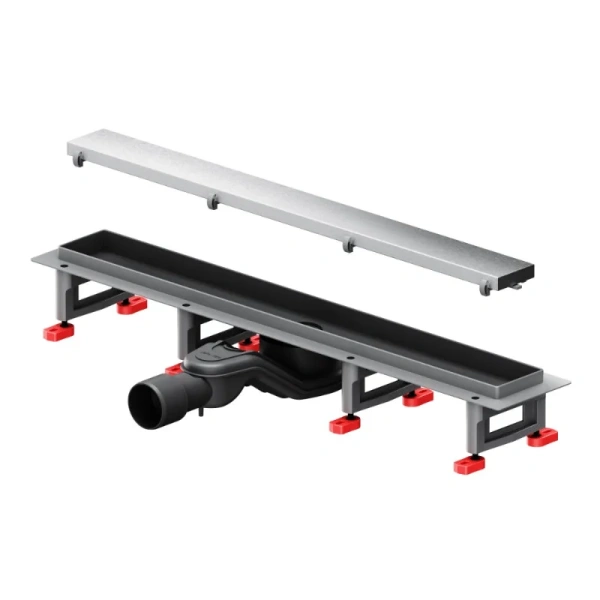 Душевой лоток Am.Pm MasterFlow 60 см хром матовый W01SC-U11-060-04SB (детальная фотография), матовый хром