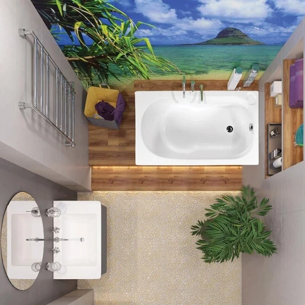 Ванна акриловая Vagnerplast Nike 120×70 см встраиваемая VPBA127NIK2E-04 (детальная фотография), современныe, hi-tech