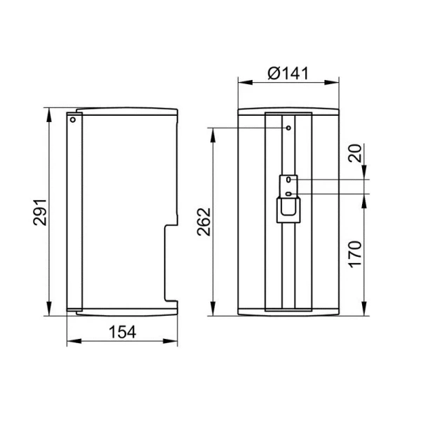 Бумагодержатель для ванной, хром, Keuco Plan 14969 010000 (детальная фотография), в наличии