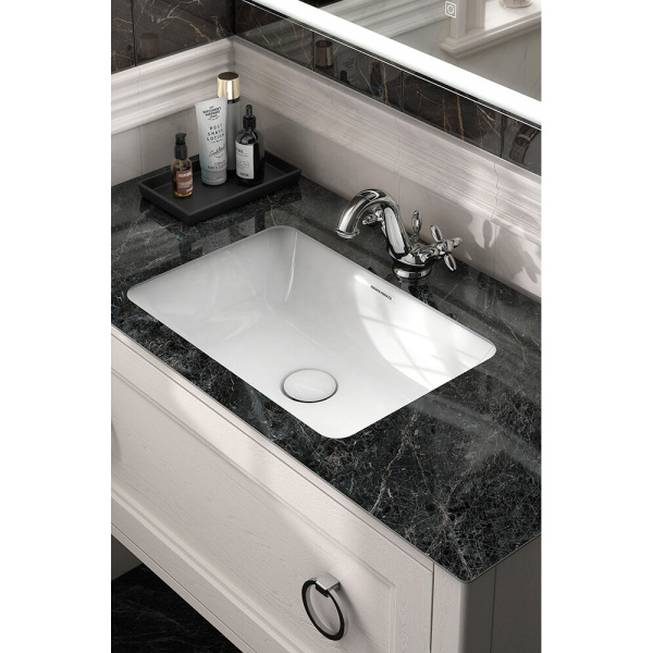 Тумба под раковину напольная Kerama Marazzi Plaza Classic 100 см белая матовая PL.CN.100.1\WHT.M (детальная фотография), напольная, пристенная