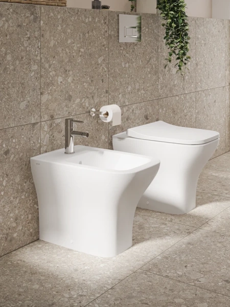 Смеситель для биде VitrA Minimax S A41988EXP (детальная фотография), современные, hi-tech