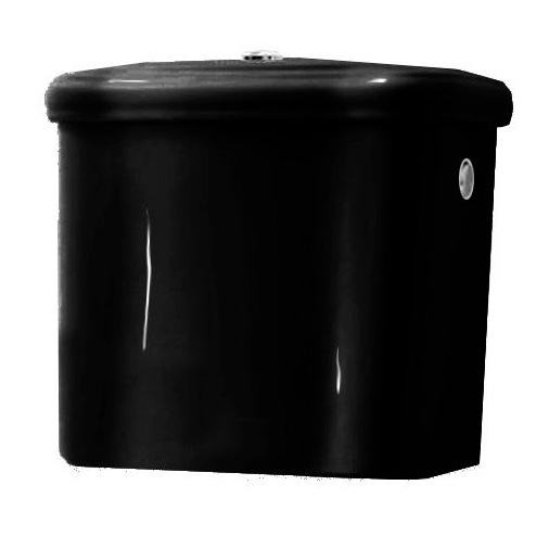 Бачок для унитаза Kerasan Retro черный 108104 (детальная фотография)
