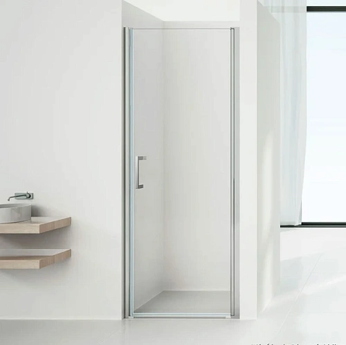 Душевая дверь в нишу Vincea Orta 90 см хром - фото 1