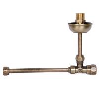 Угловой кран Simas бронза