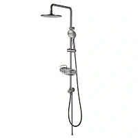 Душевая стойка Lemark Bronx графит