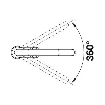 Смеситель для кухни Blanco Jurena (детальная фотография), нет в наличии