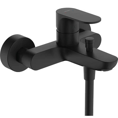 Смеситель для ванны Hansgrohe Rebris черный матовый - фото 2