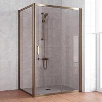 Душевой уголок профиль бронза стекло бронза Vegas-glass