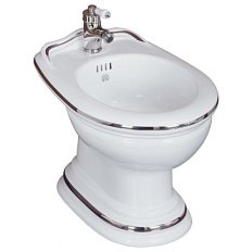 Биде подвесное Migliore Milady декор платина D2 широкий