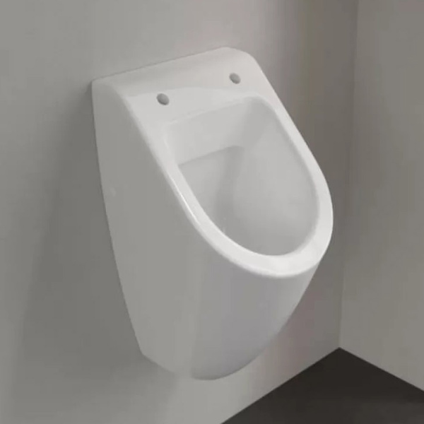 Писсуар подвесной Villeroy & Boch Subway с отверстиями под крышку 75130101 (детальная фотография), современные, hi-tech