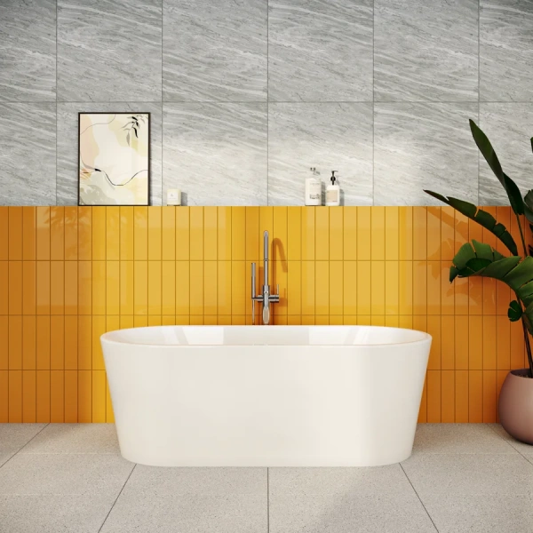 Ванна акриловая Vitra Geo 170 x 80 см, белая, 65370006000 (детальная фотография), белые