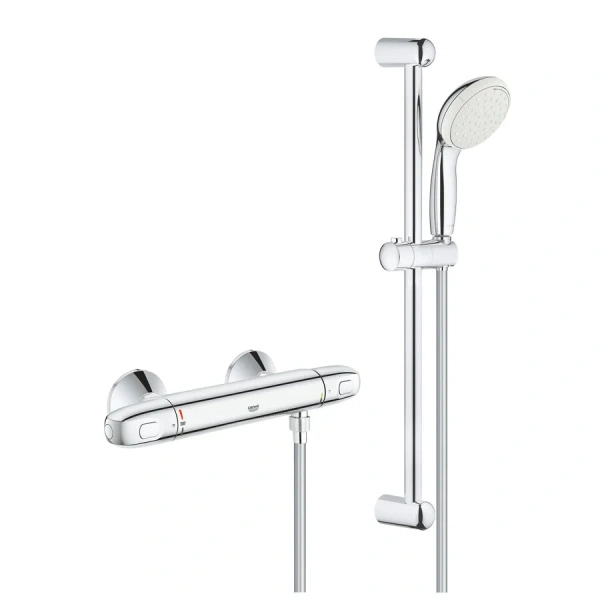 Душевой комплект Grohe Grohtherm 1000 хром 34151004 (детальная фотография)
