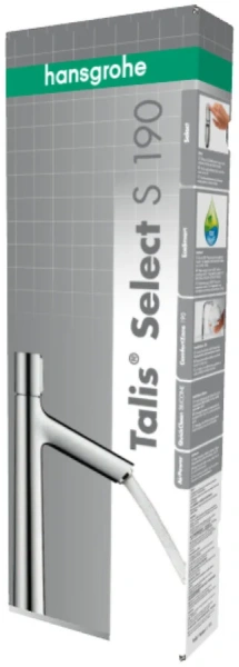 Смеситель для раковины Hansgrohe Talis Select S латунь 72045000 (детальная фотография), с 1 монтажным отверстием