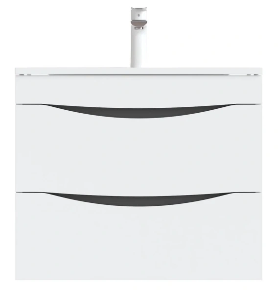 Тумба под раковину подвесная IDDIS Cloud 60 см белая CLO60W0i95 (детальная фотография), подвесная, пристенная