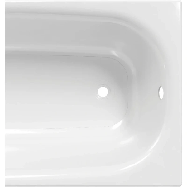 Ванна акриловая Diwo Анапа 150 x 70 см, с каркасом, цвет белый, Щ0000055219/Щ0000048581 (детальная фотография), приставные, встраиваемые