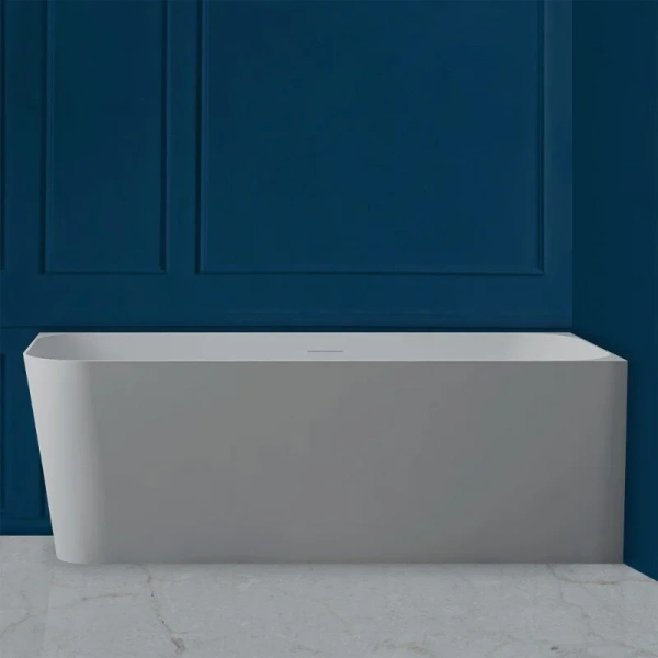 Ванна из искусственного камня Abber Stein 170x75 см правосторонняя AS9621-1.7 R (детальная фотография), угловые, приставные