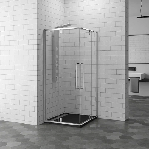 Душевой уголок RGW Stilvoll SV-33 80х80 см профиль хром - фото 1