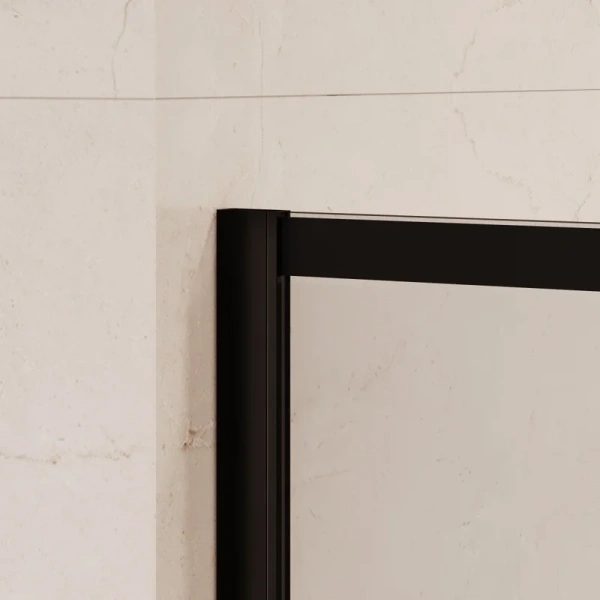 Душевая перегородка RGW Walk In WA-012B 100 см профиль черный 35101210-84 (детальная фотография), прозрачные