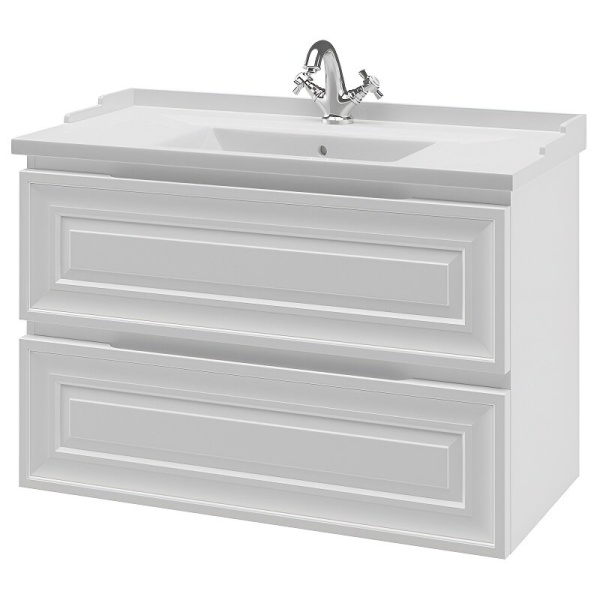 Тумба под раковину подвесная Caprigo Ponza-A 90 см Bianco 13523-В231 (детальная фотография)