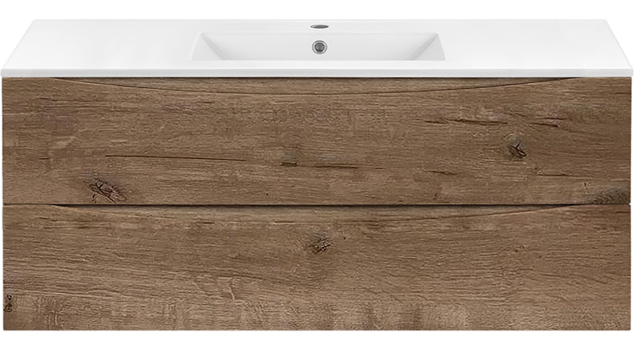 Тумба под раковину подвесная Vincea Mia 120,9 см V.Oak VMC-2MC120VO (детальная фотография)