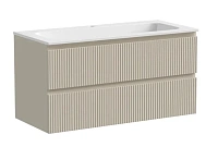 Тумба под раковину подвесная Sancos Snob T 100 см beige soft