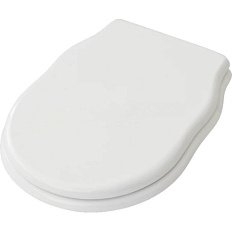 Крышка-сидение с микролифтом Artceram Hermitage белая, петли бронза