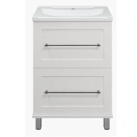 Тумба под раковину напольная Misty Марта 60 см белая