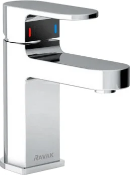 Смеситель для раковины с гигиеническим душем Ravak Chrome CR 112.00 X070092 (детальная фотография), современные, hi-tech
