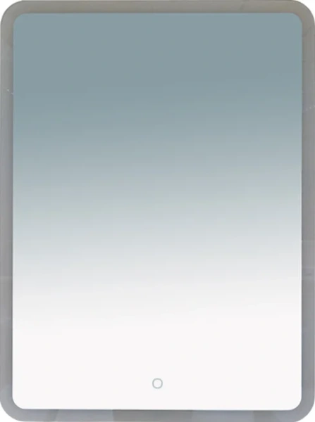 Зеркало с подсветкой Misty Неон 60 см белое П-Нео060080-3ПРСНЗКУ (детальная фотография), сенсорное