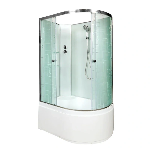 Душевая кабина Deto EM 110x80 см правая EM4511RN (детальная фотография), с раздвижными дверьми
