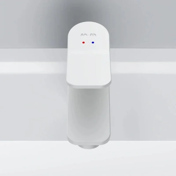 Смеситель для раковины Am.Pm X-Joy белый F85A02133 (детальная фотография), однорычажные, двухрычажные