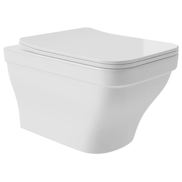 Унитаз с инсталляцией Aqueduto ESTETA клавиша хром AQDS166 (детальная фотография), по запросу