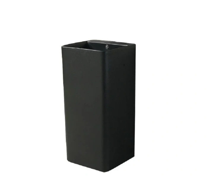 Раковина напольная SantiLine 42 см черная SL-4005MB (детальная фотография)