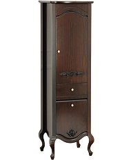 Шкаф-пенал напольный Migliore Impero 49 см noce правый